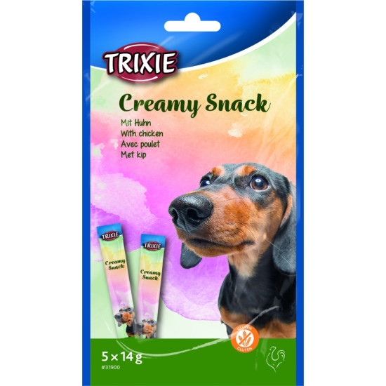 Ласощі Trixie Creamy Snacks для собак з куркою 5 шт х 14 г PL
