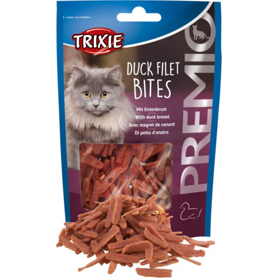 Ласощі Trixie Premio Duck Filet Bites для котів сушене філе качки 50 г