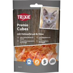 Ласощі Trixie Premio Cheese Chicken Cubes для котів кубики з куркою та сиром 50 г