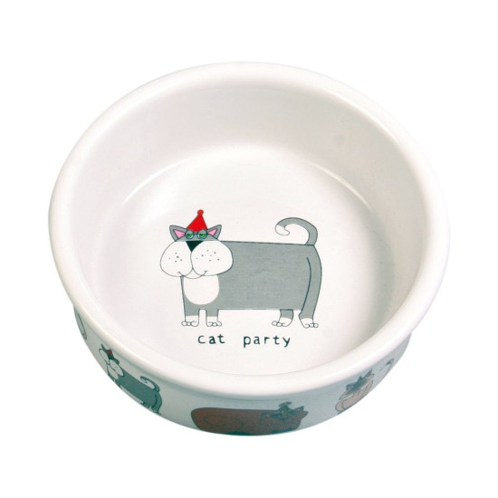 Миска Trixie для котів керамічна 200 мл d-12 см