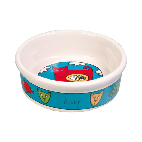 Миска Trixie для котів керамічна 200 мл d-12 см