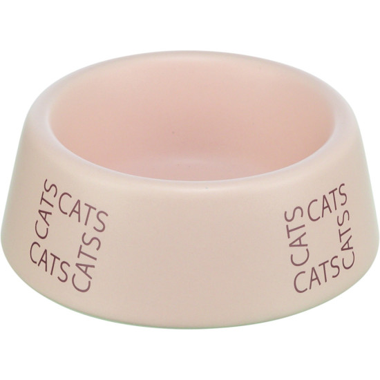 Миска Trixie для котів керамічна 0,15 л діаметр 12 см рожева
