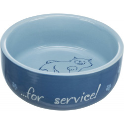 Миска Trixie для котів Thanks for Service керамічна 300 мл/11 см