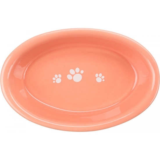Миска Trixie для котів короткомордих порід овальна керамічна 15х10 см 200 мл