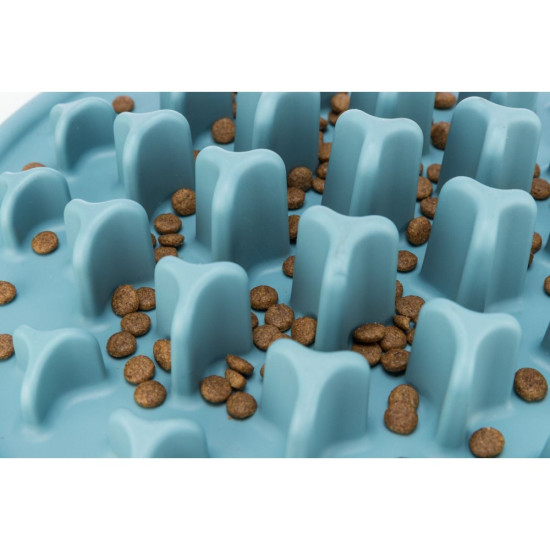 Миска-килимок Trixie для котів та собак Pillars для повільного годування TPE/пластик d-35 см