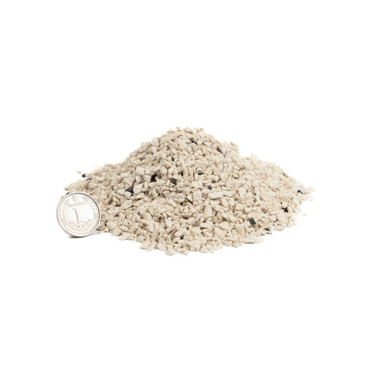 Наповнювач гігієнічний Essence мм для котячого туалету для екстра поглинання запаху натуральний з тофу з вугіллям гранула 1-