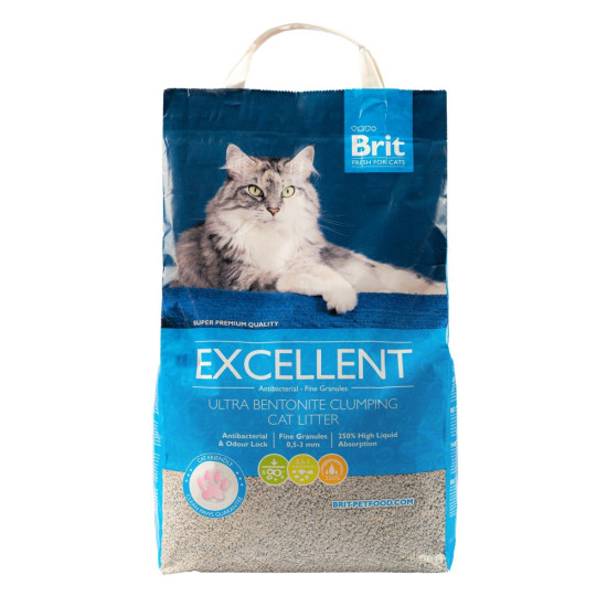 Наполнитель бентонитовый Brit exelent 5 кг (Скидка)