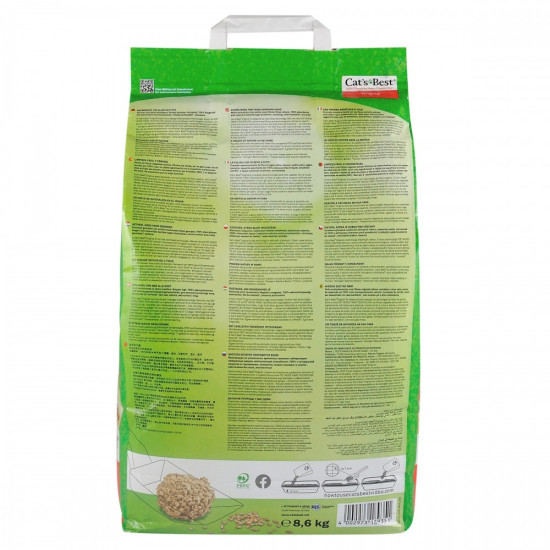 Наповнювач Cat’s Best для котячого туалету Original деревний 20 л / 8,6 кг