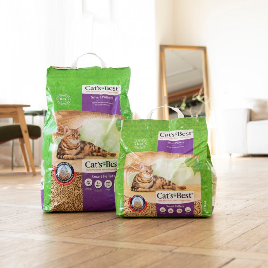 Наповнювач Cat’s Best для котячого туалету Smart Pellets деревний 10 л / 5 кг