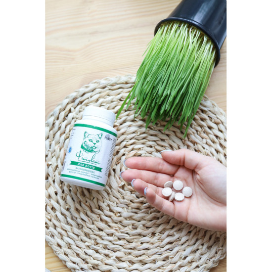 Фітокомплекс Provet ФІТОВИТ для котів для виведення шерсті поліпшення функції сечовивідної системи 100 табл 72 г