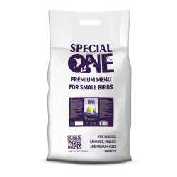 Повнораціонний корм TM Special One для хвилястих та середніх папуг, а також екзотичних птахів 10 кг