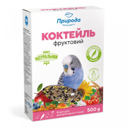 Корм Природа Коктейль для хвилястих папуг фруктовий 500 г