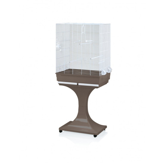 Клітка Fop Cristina для птахів з підставкою біла 66х45х84 см