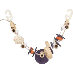 Підвісний міст Trixie для птахів на сизалі бамбук кокос ратанг дерево 45 см