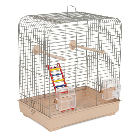 Клітка Природа Белла для дрібних декоративних птахів хромована 37x25x37 см