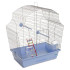 Клітка Природа Мері для дрібних декоративних птахів хром/блакитна 44x27x54 см
