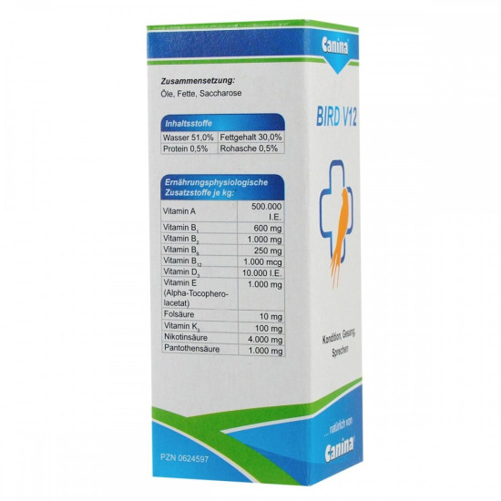 Вітамінний комплекс Canina Bird V12 для птахів мультивітамін 25 мл