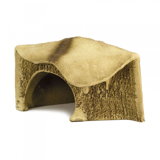 Декорація Природа Грот для черепах для акваріума кутова велика 18x22x12 см