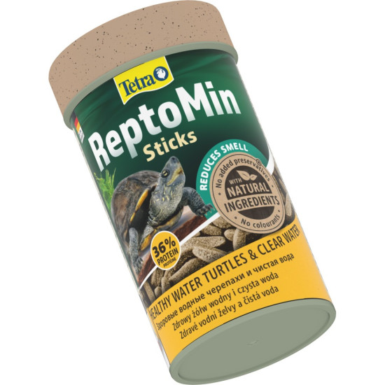 Корм сухий Tetra ReptoMin для водоплавних черепах в паличках 100 мл