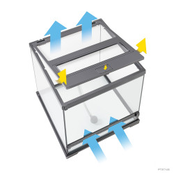 Террариум для лягушек 45x45x45 см