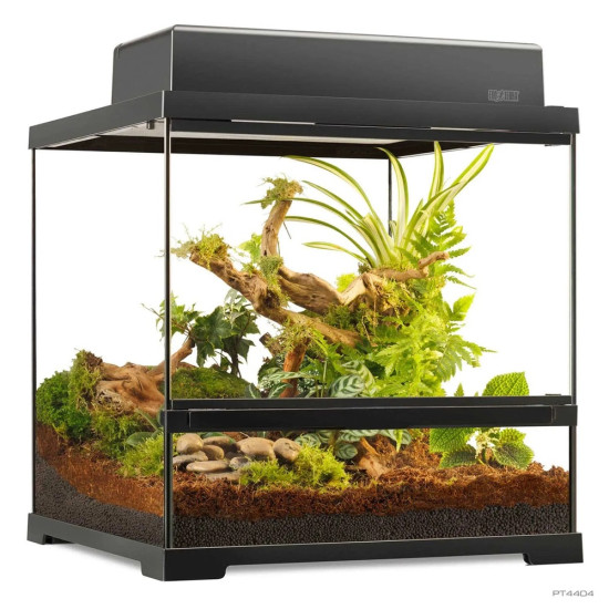 Тераріум ExoTerra для екзотичних тварин Pro Terrarium скляний 45x45x45 см