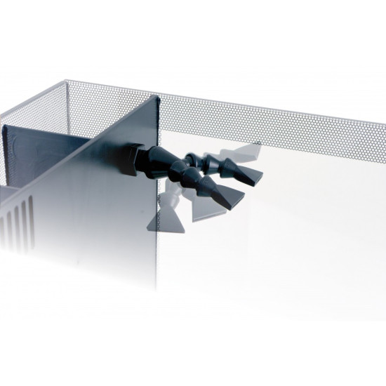 Акваріум Fluval Flex з обладнанням чорний скло пластик 57 л