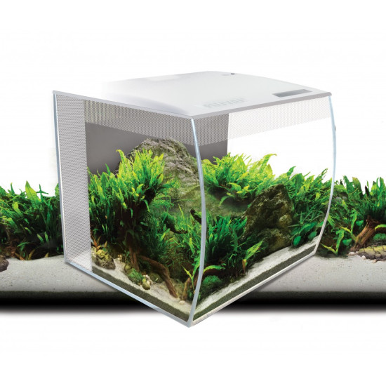 Акваріум Fluval Flex з обладнанням білий скло пластик 34 л