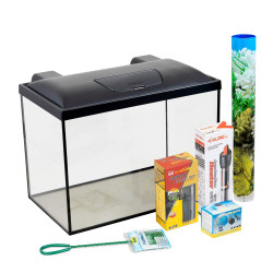 Акваріумний комплект Природа Скалярія Led прямий 50x30x36 см 54 л