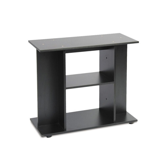 Підставка Природа ПП під акваріум збірна пряма без дверей чорна 80x35x70 см