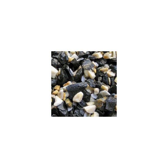 Ґрунт Nechay Zoo для акваріума чорно-білий середній 5-10 мм 10 кг