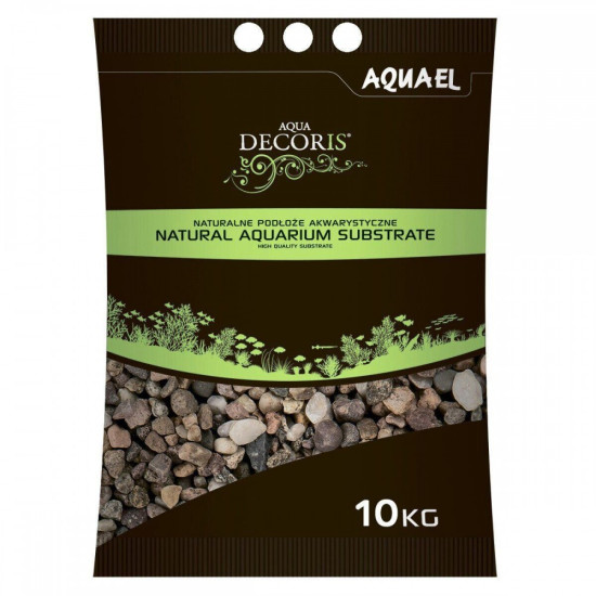 Ґрунт Aquael для акваріума гравій натуральний 5-10 мм 10 кг