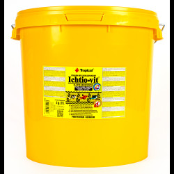 Корм Tropical Ichtio-Vit для всіх акваріумних риб пластівці 21 л/ 4 кг