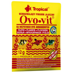 Корм Tropical Ovo-Vit для всіх акваріумних риб пластівці 12 г