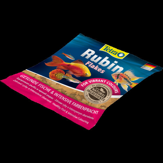 Корм сухий Tetra Rubin Flakes для акваріумних рибок для забарвлення в пластивцях 12 г