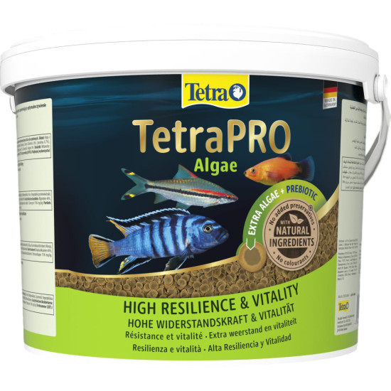 Корм Tetra Pro Algae Multi-Crisps для травоїдних риб з овочами чіпси 10 л/ 1,9 кг