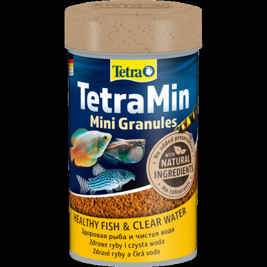 Корм сухий Tetra Min Mini Granules для акваріумних рибок в гранулах 45 г