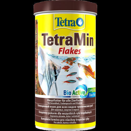 Корм Tetra Min Flakes для акваріумних рибок пластівці 200 г/ 1 л
