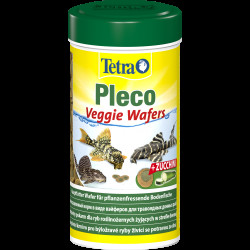 Корм Tetra Pleco Veggie Wafers для травоїдних донних рибок пластинки 110 г/ 250 мл