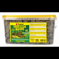 Корм Tropical Green Algae Wafers для травоїдних донних риб пластівці 5 л/ 2,25 кг