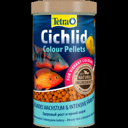 Корм Tetra Cichlid Colour для всіх цихлід для яскравості забарвлення гранули 500 мл