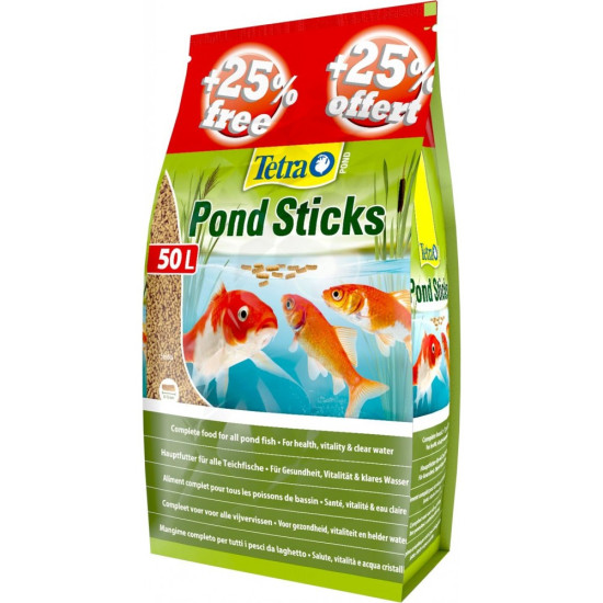 Корм Tetra Pond Sticks для ставкових риб 40л+10л
