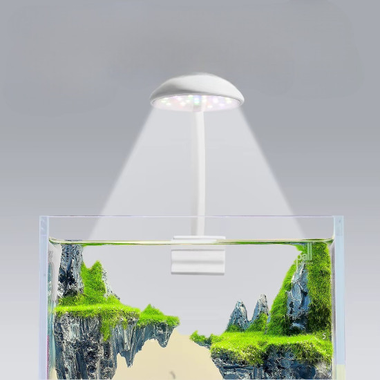 Світильник Yee для акваріума світлодіодний круглий з USB кабелем 3Вт