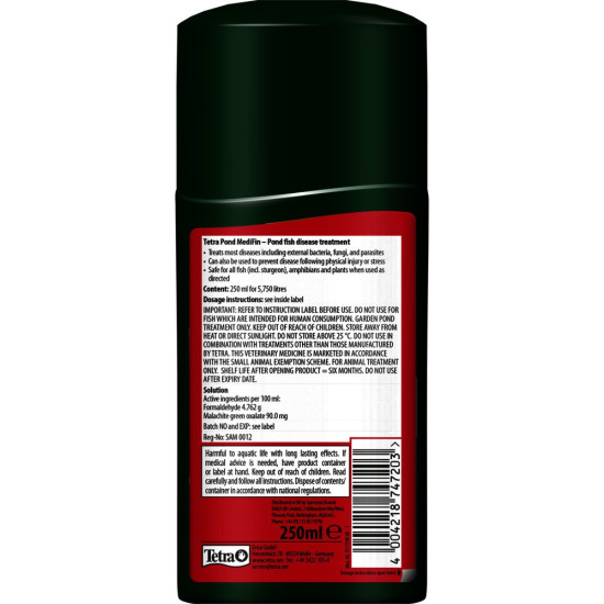 Засіб Tetra Pond MediFin для ставкових риб лікарський проти інфекцій та хвороб 1л на 20000 л