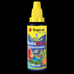 Препарат Tropical Bacto Active для акваріума для запуску і підготовки біологічного середовища 30 мл