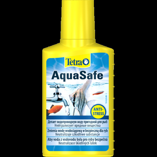 Засіб Tetra Aqua Safe для підготовки води в акваріумі 100 мл на 200 л