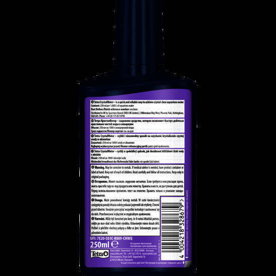 Засіб Tetra Crystal Water для акваріума від помутніння води 250мл на 500л