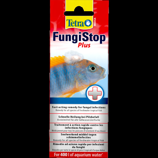 Засіб Tetra Medica Fungi Stop Plus для риб лікарський для боротьби з грибковими та бактеріальними інфекціями 20 мл на 400 л