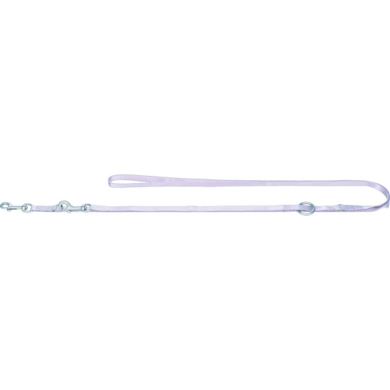 Шлея з повідцем Trixie для цуценят S–M 26–34 см х 10 мм 2,00 м світло-бузковий