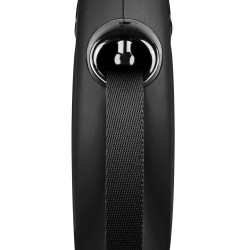 Повідець-рулетка Flexi для собак New Classic стрічка чорна розмір L 8 м/ 50 кг