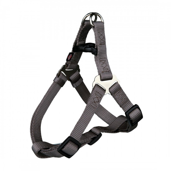 Шлея-петля Trixie для собак Premium нейлон графітова розмір XS-S 30-40 см/10 мм